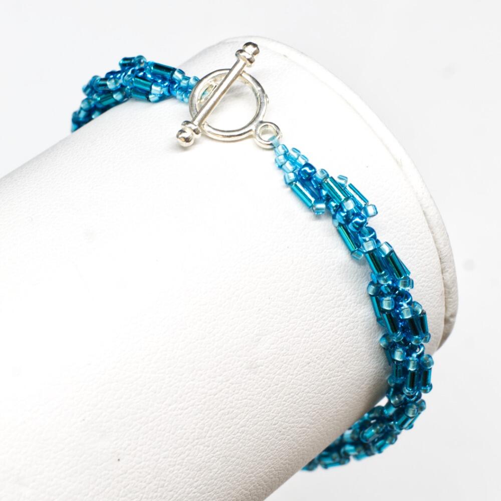 Helix Bugle Bracelets (6) caribbean bracelet making kit — DIY set with beads and instructions for creating handmade jewelry