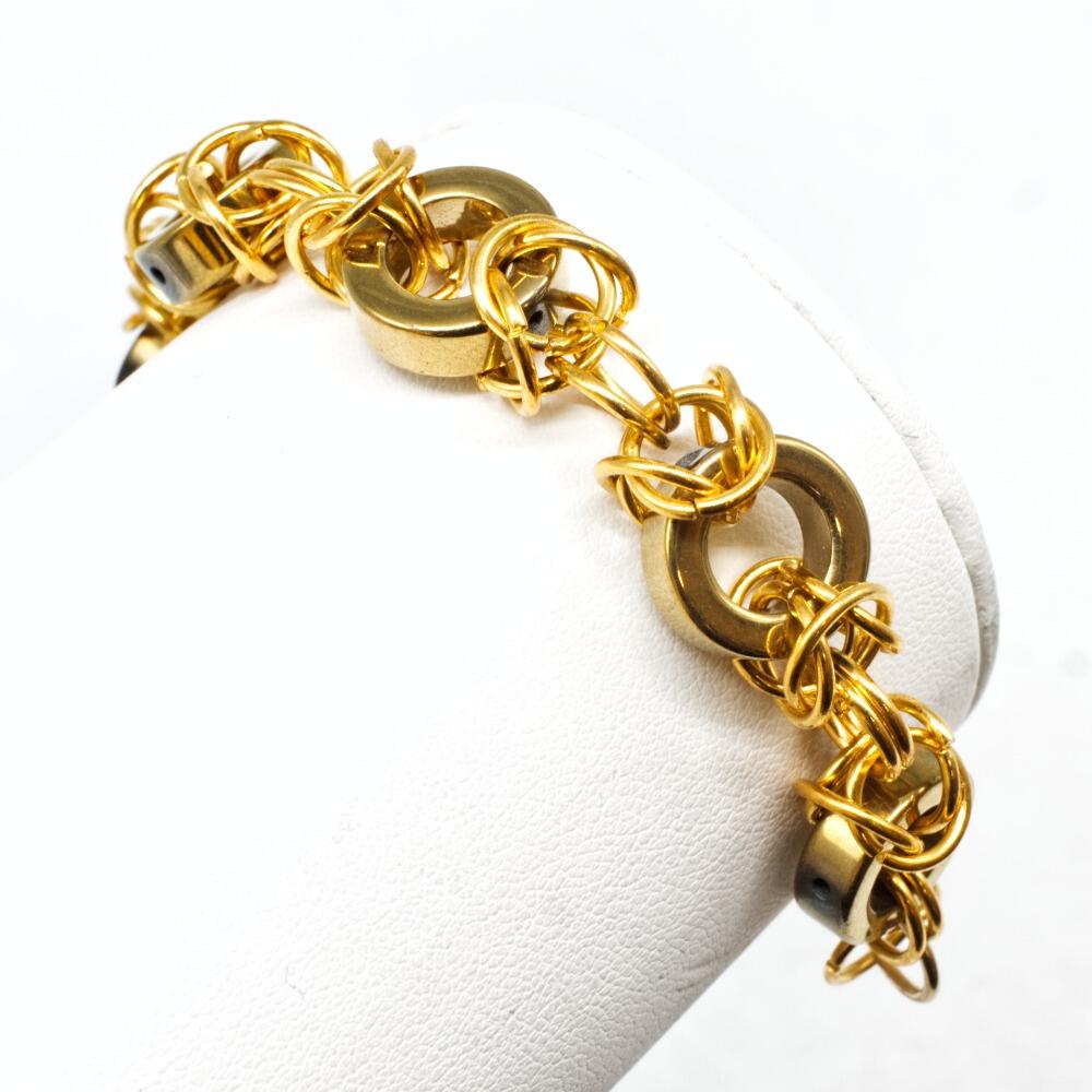 Brooke Byzantine Jewellery gold jewelry making kit — DIY set with beads and instructions for creating handmade jewelry