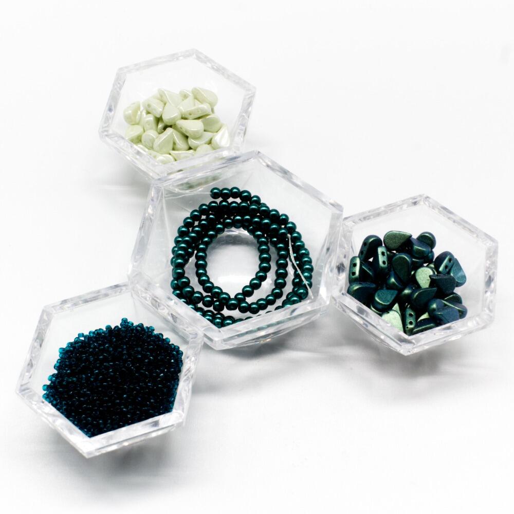 BC 2023 WK 39: Pearl Amos Jewellery Metallic Teal 3mm for jewellery making