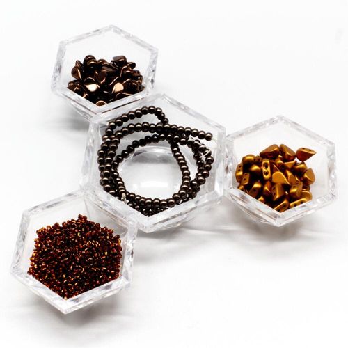 BC 2023 WK 39: Pearl Amos Jewellery Metallic Bronze 3mm for jewellery making