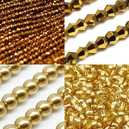 BC24 WK15 Summer Wave Gold 3mm for jewellery making