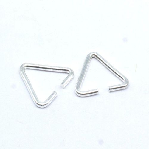 Triangle Wire Bail 15mm Silver Plated for jewellery making