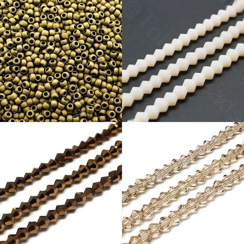 BC WK 29 Double Raw Bracelet Beige Nude 4mm for jewellery making