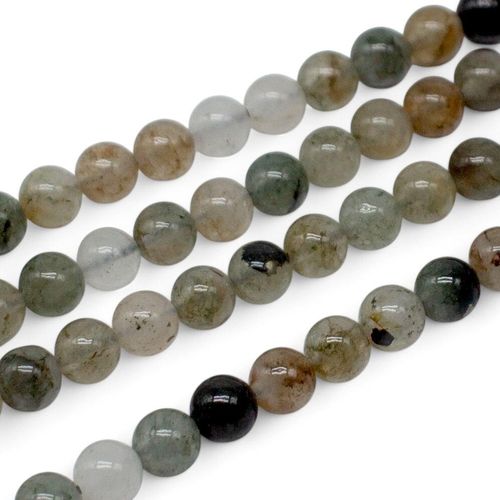 6mm resin druzy bead round 6mm 15" inch — sparkling cabochon-style stone ideal for jewelry making, pendants, and craft designs