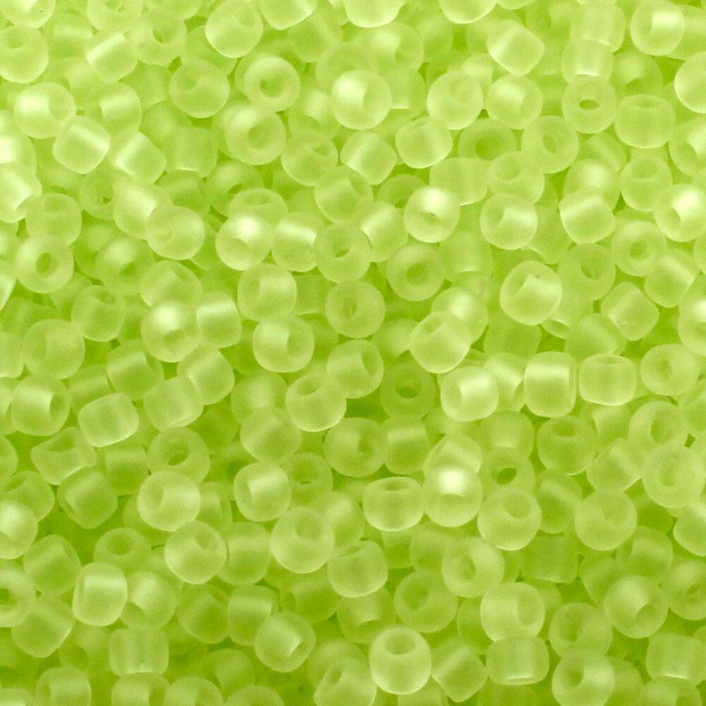 Toho Size 11 Seed Beads 10g Trans Frost Citrus Spritz 6mm for jewellery making