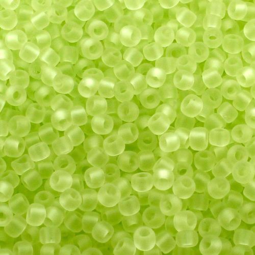 Toho Size 11 Seed Beads 10g Trans Frost Citrus Spritz 6mm for jewellery making