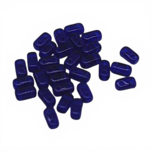 CzechMates Bricks 6x3mm 50pcs Cobalt for jewellery making