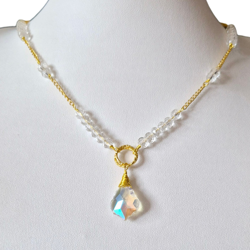 Tanya Crystal Necklace x2 Crystal for jewellery making