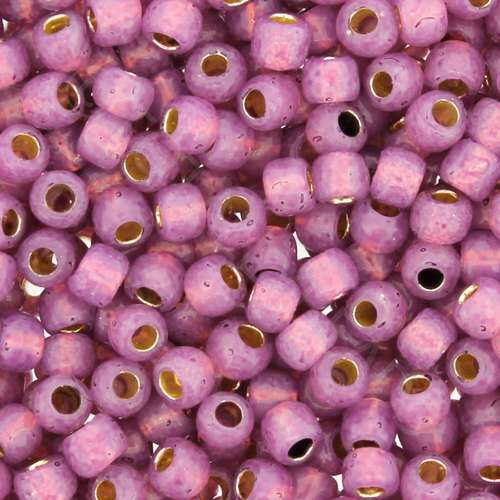 Toho Size 6 Seed Beads 10g - PF Trans Silver Amethyst