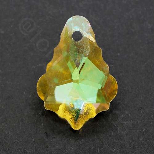 16mm crystal beads gold — faceted for jewelry making and beadwork