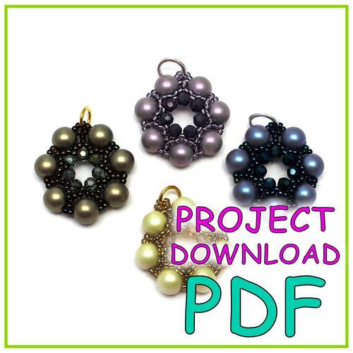 1Pearl and Crystal Pendants - Download instructions