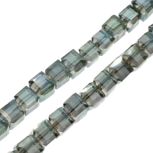4mm crystal beads olive garden 16" inch — faceted for jewelry making and beadwork