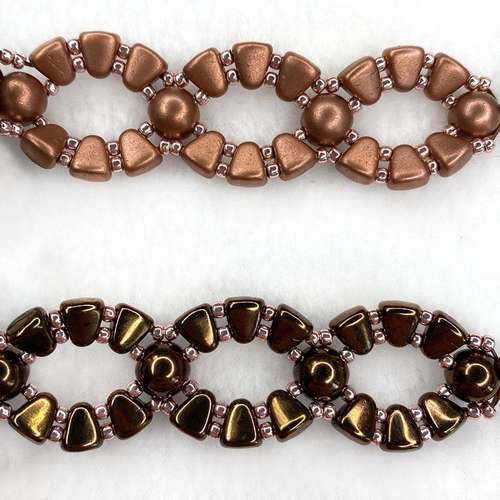 NIB bit bracelet bundle - bronze copper bracelet making kit — DIY set with beads and instructions for creating handmade jewelry