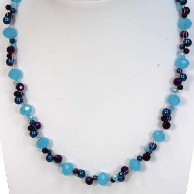 Harriet Necklace tropical - bundle pack necklace making kit — DIY set with beads and instructions for creating handmade jewelry