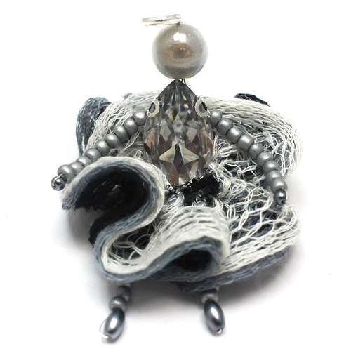 Lady Rivoli Kit monochrome jewelry making kit — DIY set with beads and instructions for creating handmade jewelry