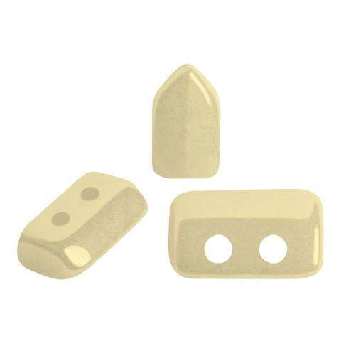 Piros Puca Beads 10g - Opaque Ivory Ceramic