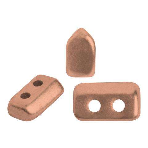 Piros Puca Beads 10g - Copper Gold Mat