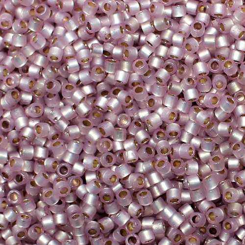 Toho Treasure Size 11 5g - PF Trans Silver Lt Amethyst