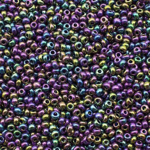 size 12 FGB glass seed beads 50g — 50g pack, ideal for bead weaving, embroidery, and jewelry making