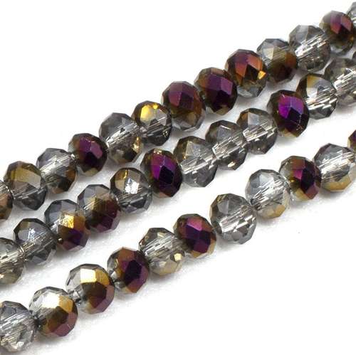 3mm crystal beads purple cloud — faceted for jewelry making and beadwork