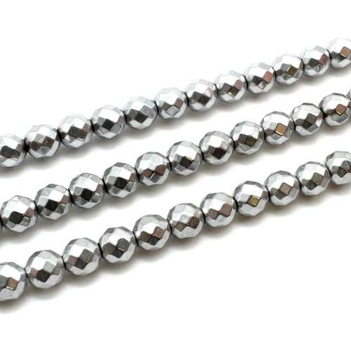 8mm hematite beads — for jewelry making, crafting, and beadwork projects