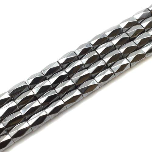 6x8mm hematite beads — for jewelry making, crafting, and beadwork projects