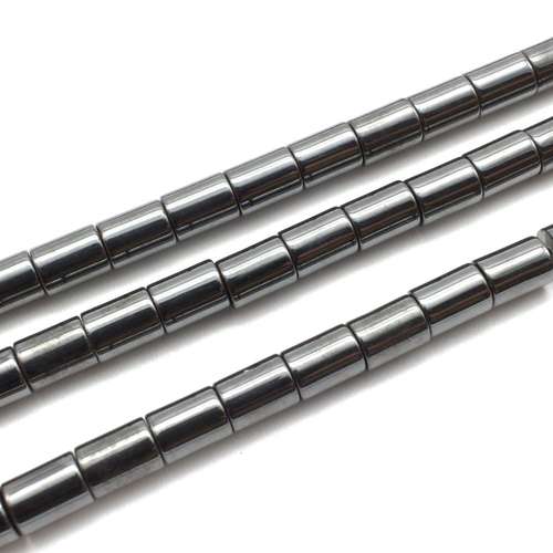 6x8mm hematite beads — for jewelry making, crafting, and beadwork projects