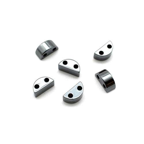 9x5mm hematite beads — for jewelry making, crafting, and beadwork projects