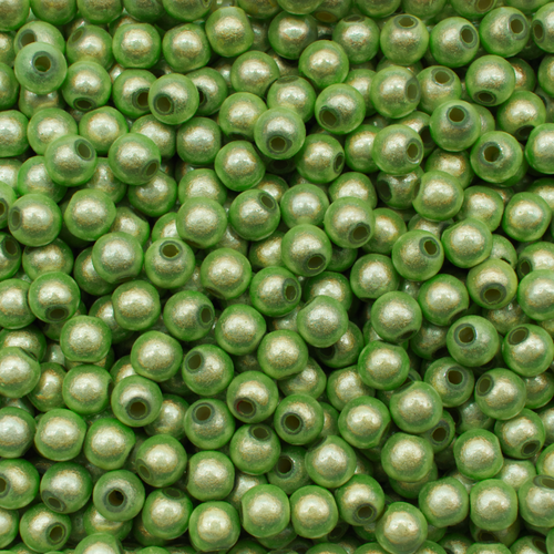 5mm Miracle acrylic round beads 5mm 80pcs round lime green — pack of 80, reflective 3D-effect beads ideal for jewelry making, crafts, and…