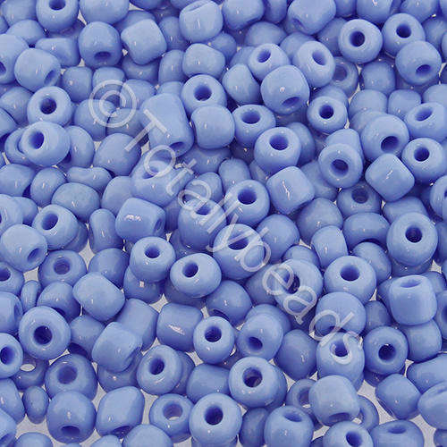 Seed Beads Opaque Blue - Size 6 100g