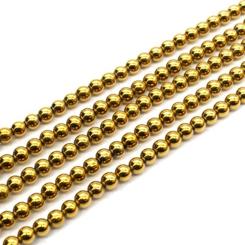 3mm hematite beads — for jewelry making, crafting, and beadwork projects