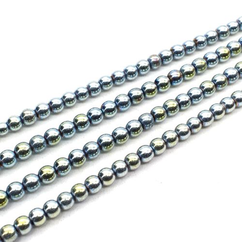 4mm hematite beads — for jewelry making, crafting, and beadwork projects