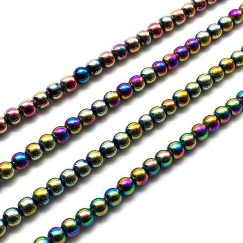 4mm hematite beads — for jewelry making, crafting, and beadwork projects