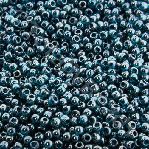 Toho Size 11 Seed Beads 10g - Trans Lustered Teal