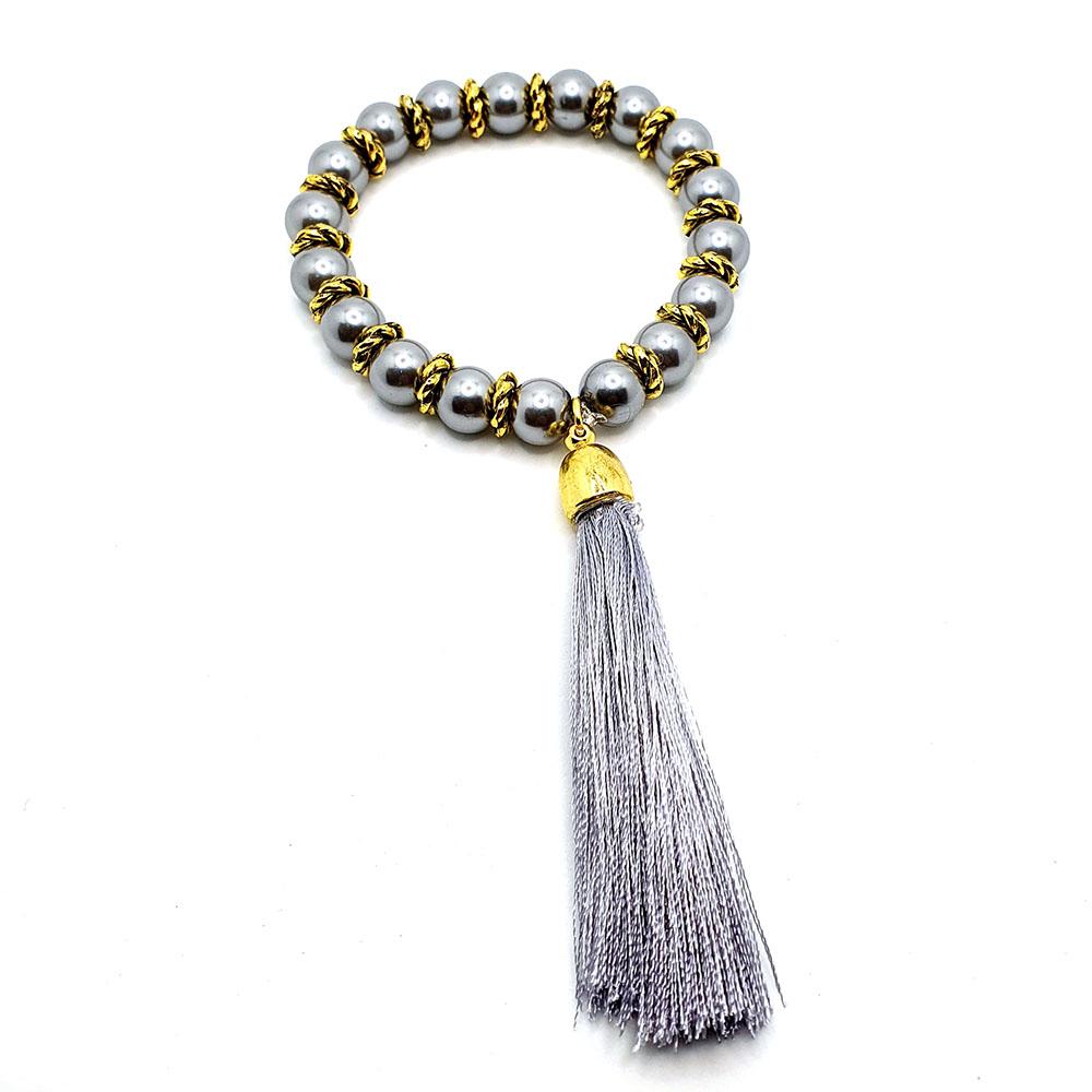 Ella Bracelet gold bracelet making kit — DIY set with beads and instructions for creating handmade jewelry