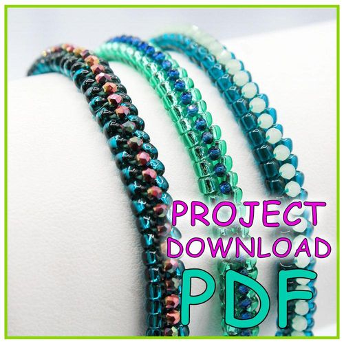 Alyssa Mirco Crystal Bracelet PDF Download for jewellery making