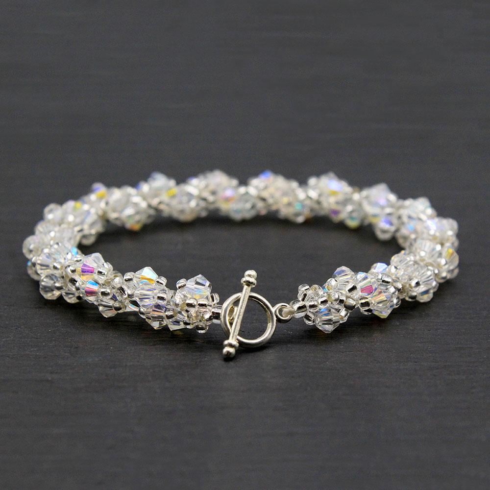 Seraphina Bracelet crystal bracelet making kit — DIY set with beads and instructions for creating handmade jewelry