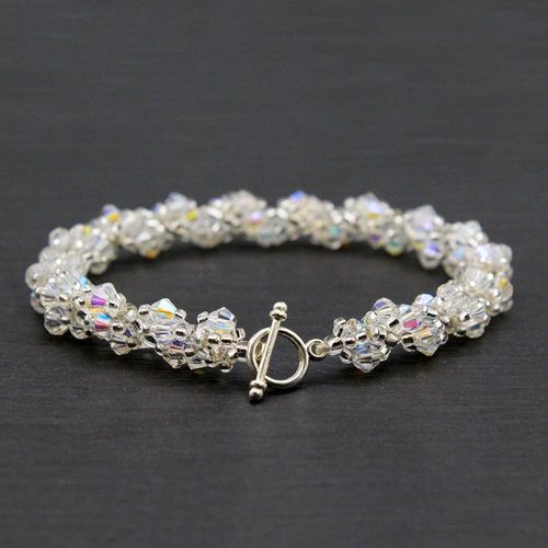 Seraphina Bracelet crystal bracelet making kit — DIY set with beads and instructions for creating handmade jewelry
