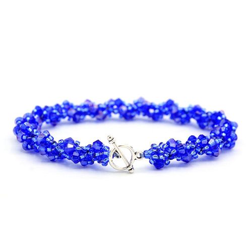 Seraphina Bracelet sapphire bracelet making kit — DIY set with beads and instructions for creating handmade jewelry