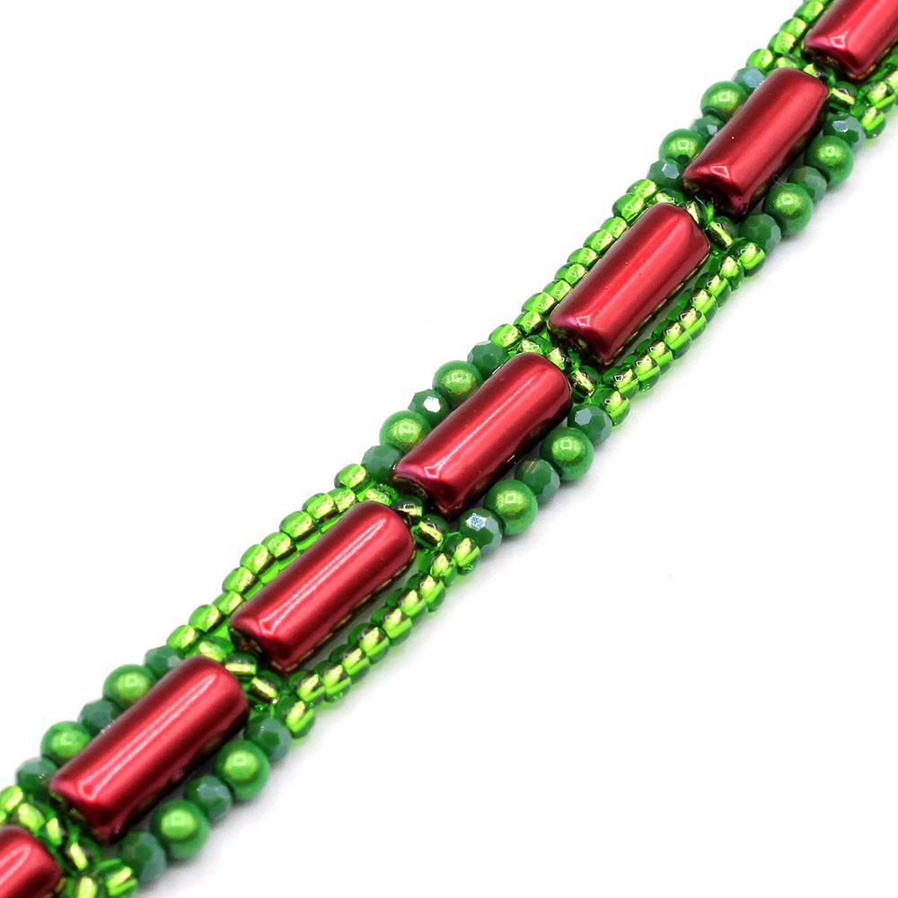Phoebe Bracelet christmas wishes bracelet making kit — DIY set with beads and instructions for creating handmade jewelry