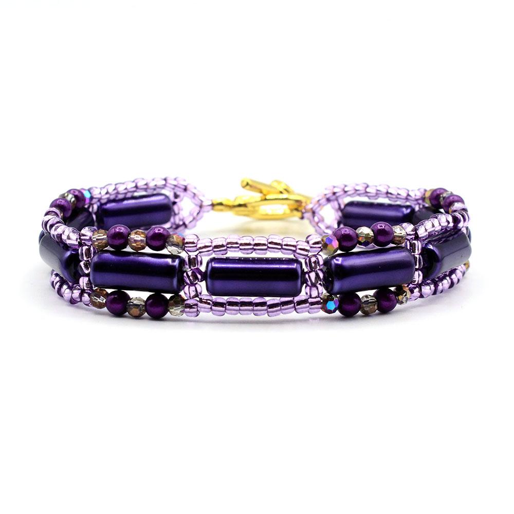 Phoebe Bracelet copper grape bracelet making kit — DIY set with beads and instructions for creating handmade jewelry