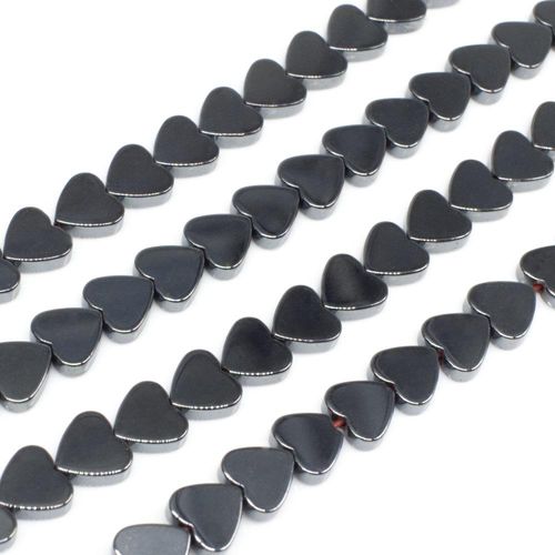 6mm hematite beads — for jewelry making, crafting, and beadwork projects