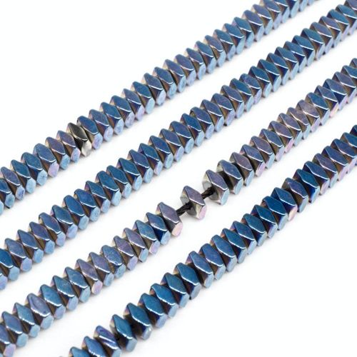 4x2mm hematite beads — for jewelry making, crafting, and beadwork projects
