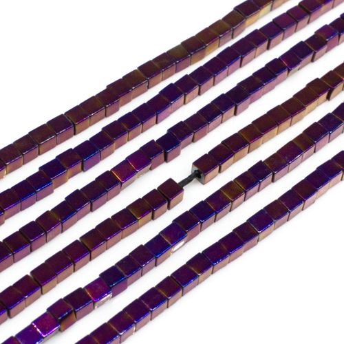 2mm hematite cube — for jewelry making, crafting, and beadwork projects