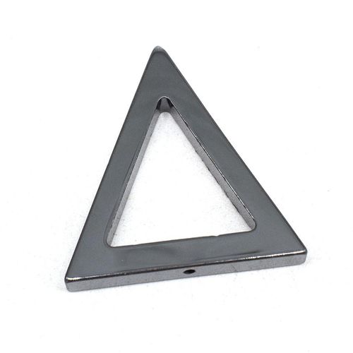Hematite Tri Pendant 32mm for jewellery making