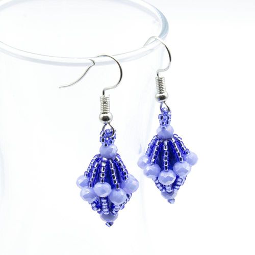 Elora Jewellery Set sea sapphire jewelry making kit — DIY set with beads and instructions for creating handmade jewelry