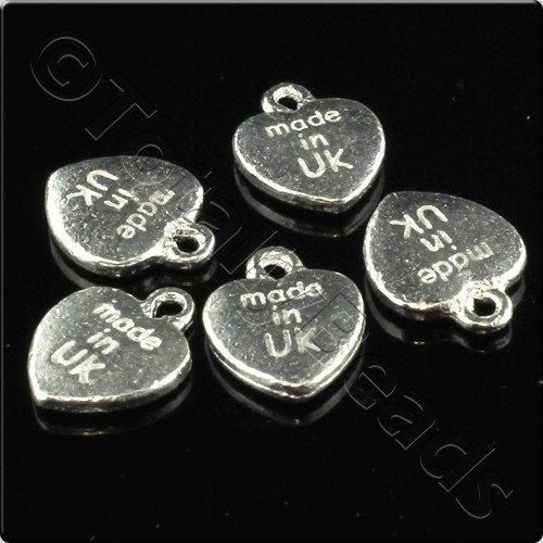 Silver Metal Charm - Made in UK