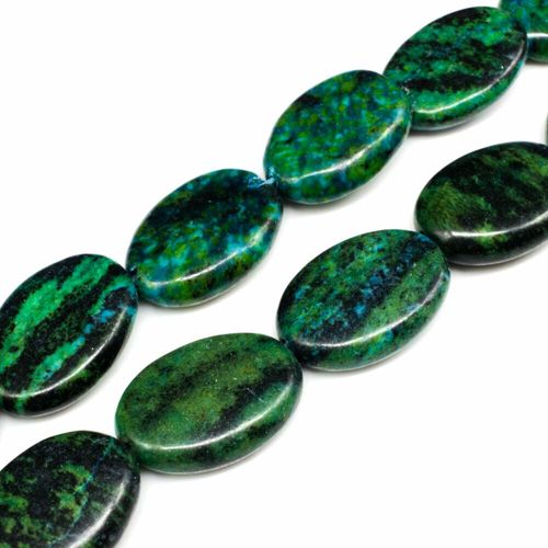 18mm resin druzy bead oval 25x18mm 15" inch — sparkling cabochon-style stone ideal for jewelry making, pendants, and craft designs