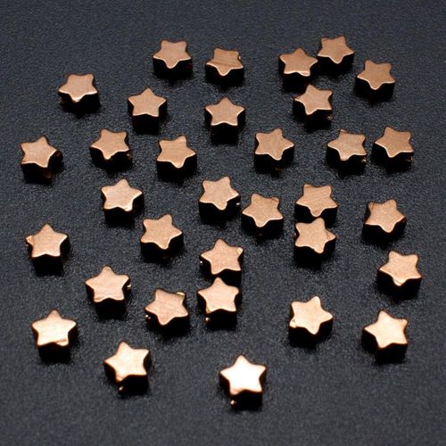 Iron Bronze Spacer Bead Star 5mm 30pcs for jewellery making