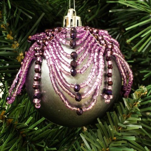 Lillian Bauble Zoom 28/3 grape jewelry making kit — DIY set with beads and instructions for creating handmade jewelry